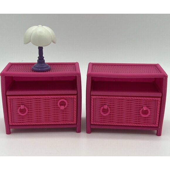 Vintage Beverly Hills Collection Barbie Clone Doll Furniture Wicker Living Room - Picture 10 of 16